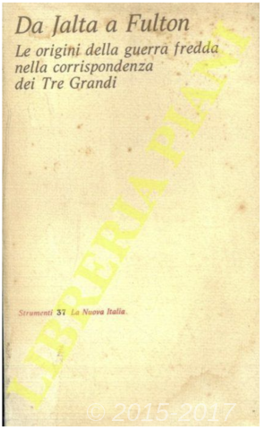 Copertina di Da Jalta a Fulton 